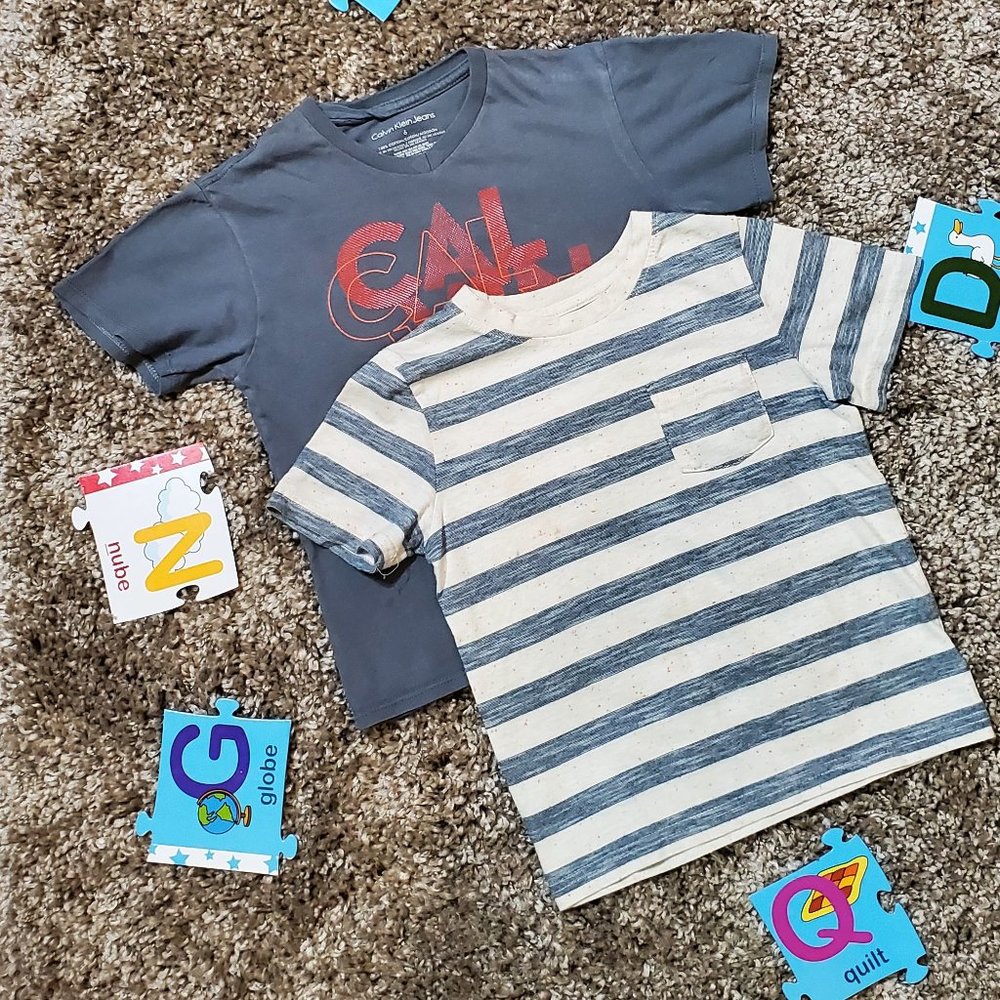 Kids Short Sleeve T-shirts  2Pcs Bundle